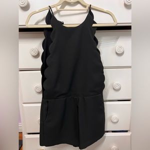 Open side romper